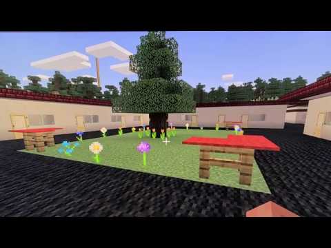 Stratford School Los Gatos Campus built in Minecraft