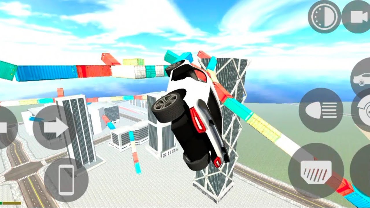 Indian bike writing 3D part 4 car stunt