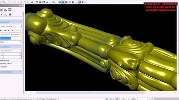 Đường dao 4 trục tối ưu chân bàn tân cổ điển - 4 axis - 4 ось