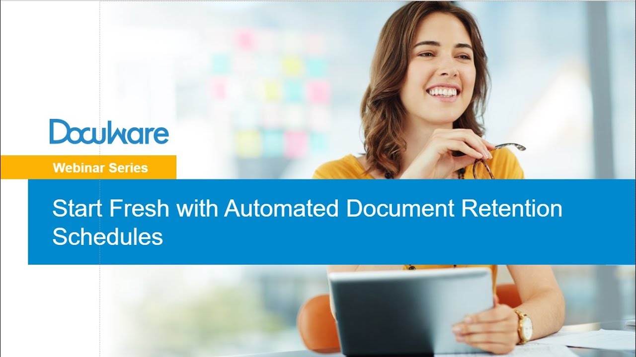 Start Fresh with Automated Document Retention Schedules - YouTube