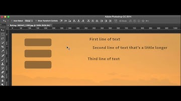 Using the Move Tool for Alignment in Photoshop CC 2014