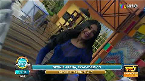 DENISSE ARANA BESO GUAY EN VLA