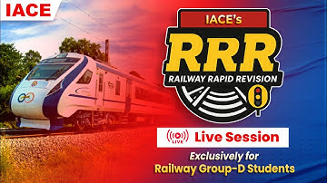 🚆𝐑𝐑𝐑 - 𝐑𝐀𝐈𝐋𝐖𝐀𝐘 𝐑𝐀𝐏𝐈𝐃 𝐑𝐄𝐕𝐈𝐒𝐈𝐎𝐍 | 𝐄𝐱𝐜𝐥𝐮𝐬𝐢𝐯𝐞𝐥𝐲 𝐅𝐨𝐫 𝐑𝐚𝐢𝐥𝐰𝐚𝐲 𝐆𝐫𝐨𝐮𝐩-𝐃 🔴 𝐋𝐈𝐕𝐄 @ 𝟒𝐏𝐌 | 𝐈𝐀𝐂𝐄