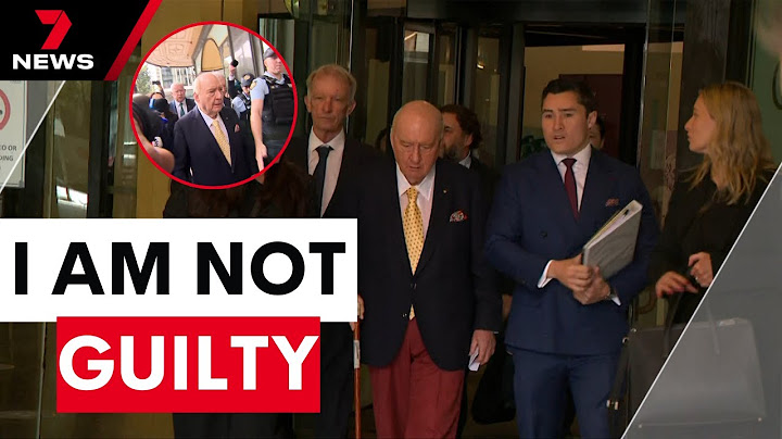 Veteran broadcaster Alan Jones pleads not guilty to 34 charges | 7NEWS