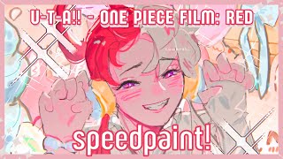 [speedpaint] one piece film red - U-T-A!! ♡