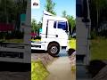 Mudrunner truck vs broken road with Speed Bumps #mudrunner #pcgame #shorts #simulation #truck