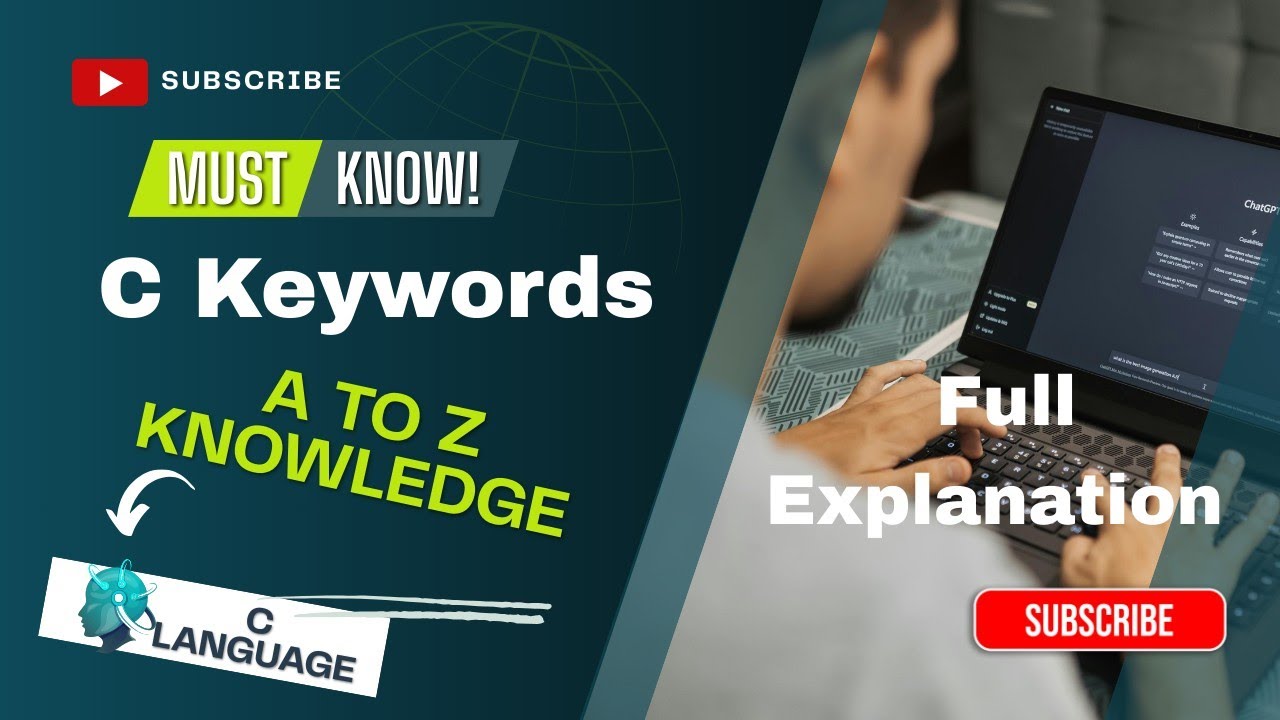 C Keyboards || What is Keywords|| C Language|| A TO Z KNOWLEDGE # ...