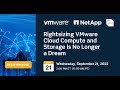Download Lagu Rightsizing VMware Cloud Compute and Storage Is No Longer a Dream with NetApp