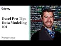 Excel pro tip data modeling 101  udemy instructor chris dutton