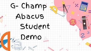 G-Champ Abacus Student Demo