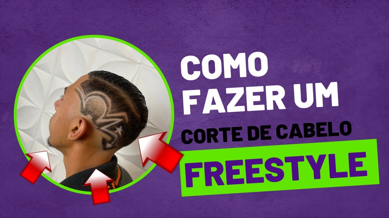 Como fazer um corte de cabelo freestyle fácil - YouTube