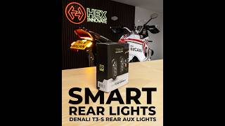 NEW DENALI Smart T3-S Rear Auxiliary Lights | The Future of Motorcycle Lighting & ezBUS Technology