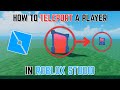 How to TELEPORT a PLAYER in ROBLOX STUDIO