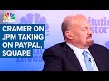Jim Cramer on JPMorgan taking on PayPal, Square with new services for merchants