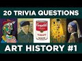 Art History Quiz | Art History Trivia | Art Quiz | Famous Paintings