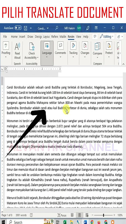 Cara Mudah dan Cepat Translate Dokumen di Microsoft Word #shorts #tutorial
