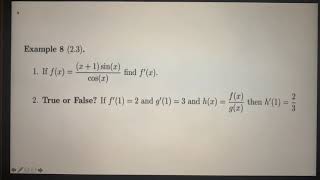 MTH 132 - Chapter 2 - Section 3 - KMB