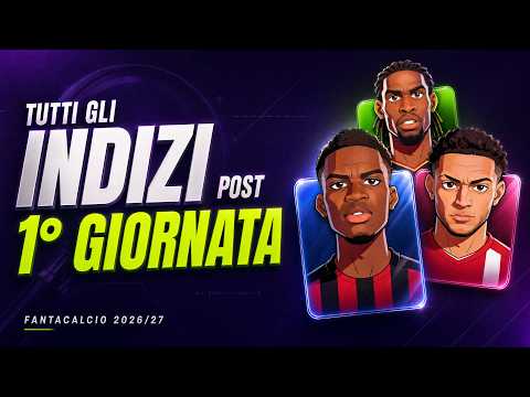 ALL the CLUES from Matchday 1 of SERIE A | Fantasy Football Auction Tips 26/27