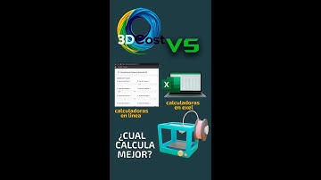 ¿Cuál es la mejor calculadora para impresiones 3D? 🧮 Excel, Online VS 3DCost. La prueba definitiva 💥