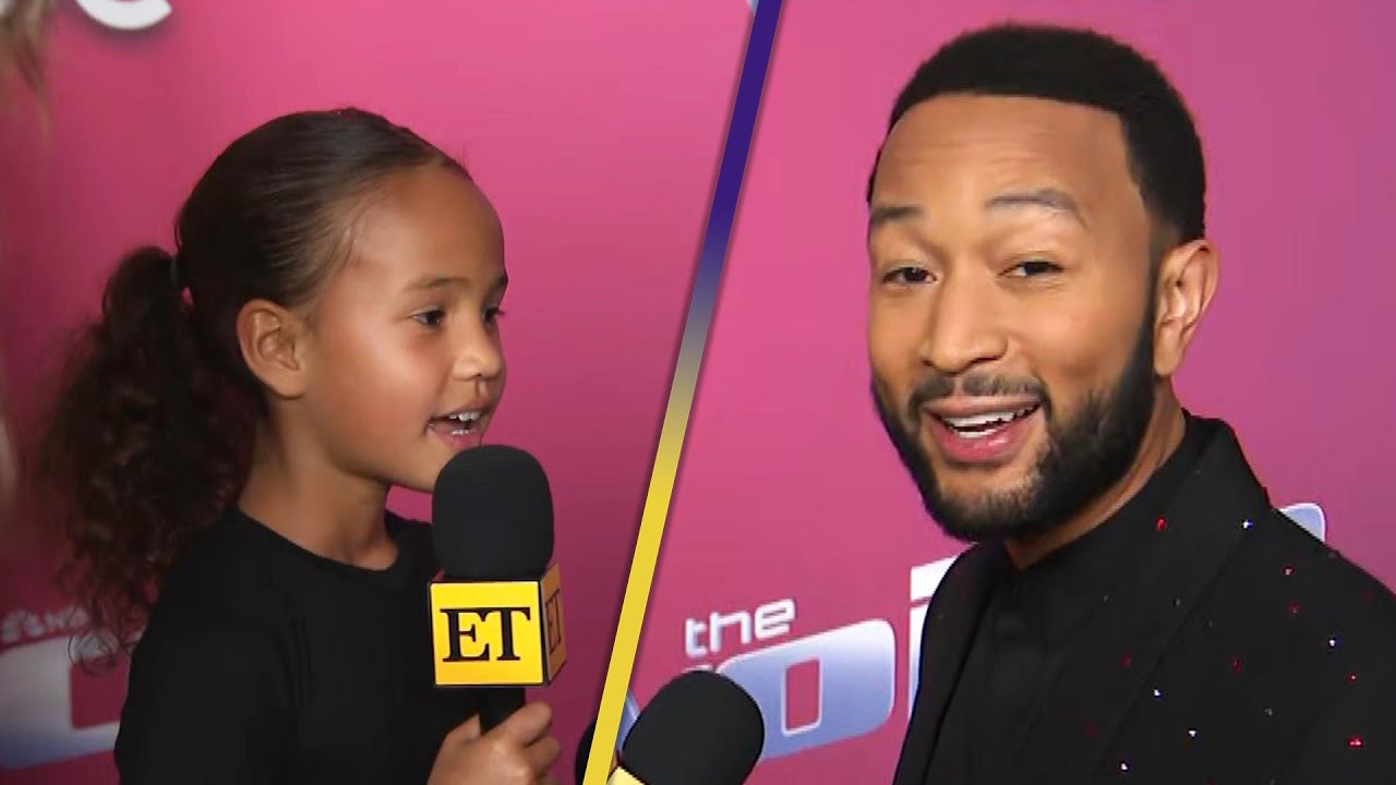 John Legend's Daughter Luna Interviews Him on The Voice