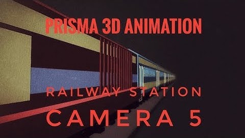 How to create railway station in prisma3d | Camera 5 #kaizengovind #prisma3d #prisma3dtutorial