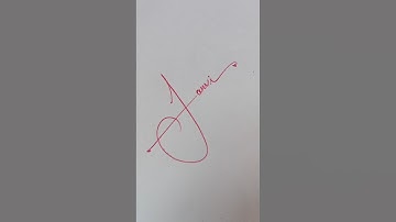 JANVI name signature ✨ #shortaday #signature #shorts