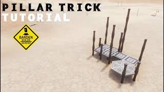 Conan Exiles: Pillar Trick (Tutorial/ No Mods)