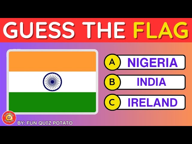 Flag quiz online, world flags game by GreenTomatoMedia