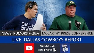 Mike mccarthy is the new dallas cowboys head coach and you can watch
his introductory press conference on report! news rumors ...
