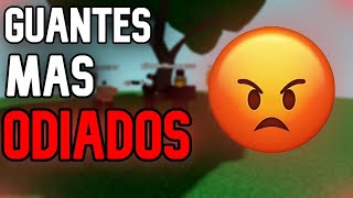 Los GUANTES Mas ODIADOS 😡| Slap Battles (Roblox)