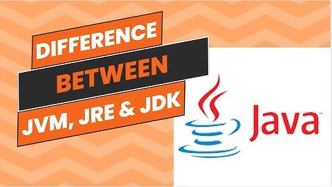 Understanding difference between JVM, JDK and JRE