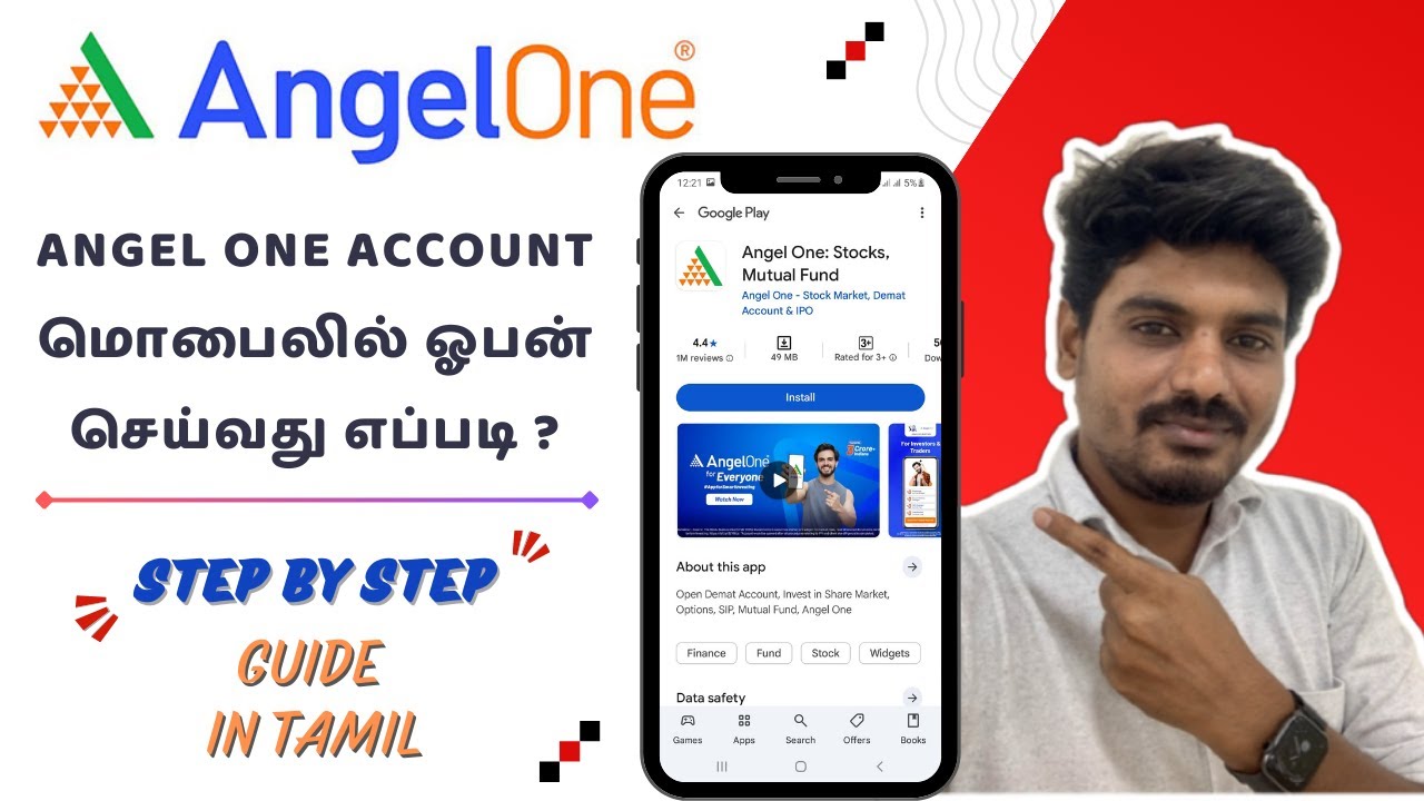 Angel One Account Opening in Tamil | Easy Demat & Trading Account Setup Step by Step