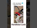 New Lock 🔐 / Handlebar Lock bike &amp; Scooter 🛵 / #scooter #bike #youtubeshorts #shopping