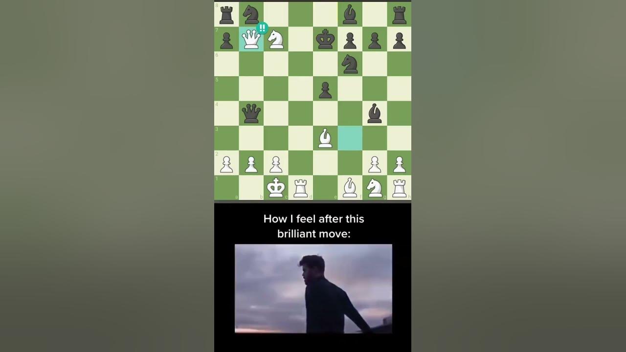 What makes this a brilliant move? I was attempting to counter my