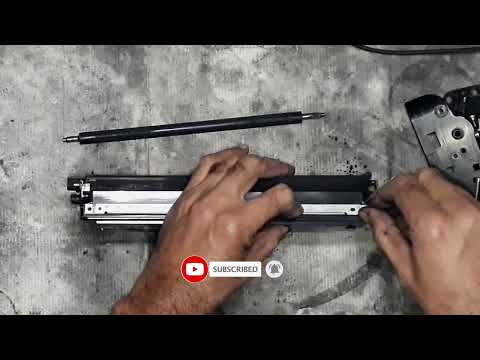 RICOH SP210 Toner Cartridge Print Black Page fix & Refill Tutorial