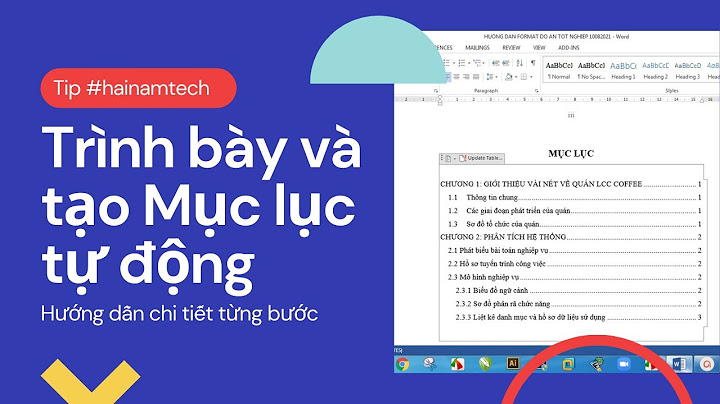 Hướng dẫn trình bày luận văn tốt nghiệp đại học