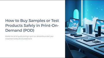 How to Buy Samples or Test Products Safely in Print On Demand POD