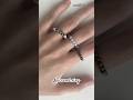 Macramé rings with beads #macramétutorial #diykeychain #ring #macrame #macramering #diy