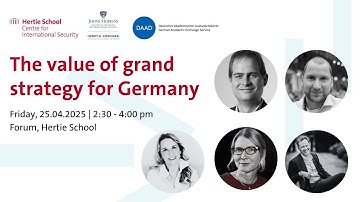 The value of grand strategy for Germany