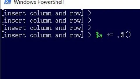 Insert Column and Row in the CSV file with Powershell