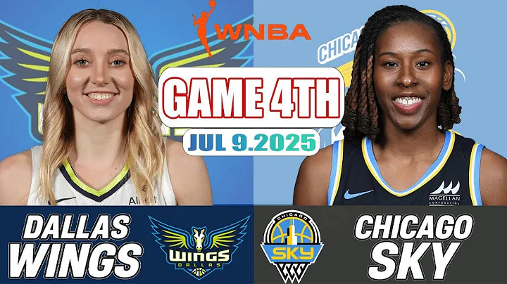 Chicago Sky VS Dallas Wings Game 4th Highlights July 09, 2025 WNBA Season 2025