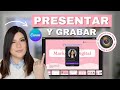 Cómo PRESENTAR y GRABAR en Canva 🎥  Transmisiones por Zoom