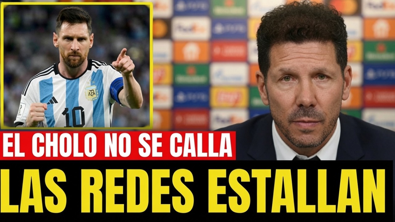 Simeone rompe el silencio sobre Messi y sorprende a todos