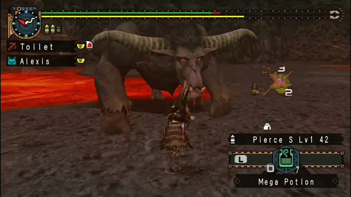 Monster Hunter Freedom Unite Nekoht's Quests - LV 9★ : Attack of the Rajang [KEY]