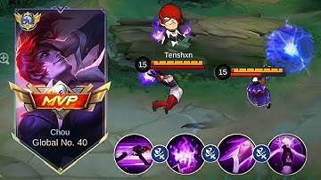 IORI CHOU ABUSING THIS PERFECT ONE SHOT COMBO TRICK AGAINST META HEROES IN SOLO RANK 🔥🔥