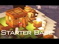 How to Build the Ultimate Starter Base in Minecraft｜Minecraft 3x3 house tutorial