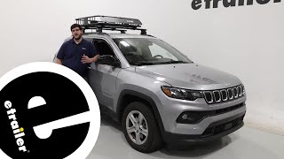 etrailer | Curt Roof Mounted Cargo Basket Review - 2024 Jeep Compass