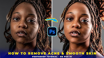 Photoshop | Remove Acne & Smooth Skin FAST | No Plug-ins Needed!