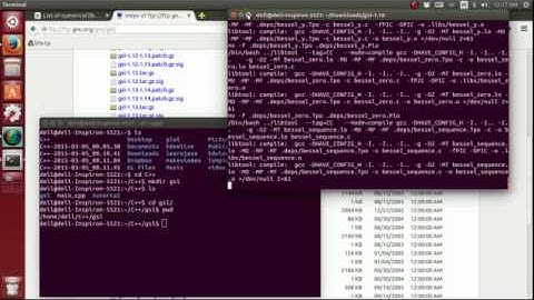 (Ubuntu) C++ GSL memo 3: Install GSL library