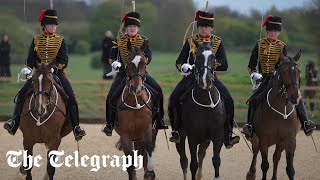 video: Historic six-gun salute to be fired the moment Charles is crowned King